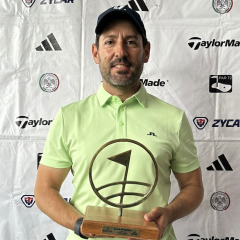 Martín Hoyos se apoderó de la etapa 16 del Ranking Profesional de Golf en San Gil